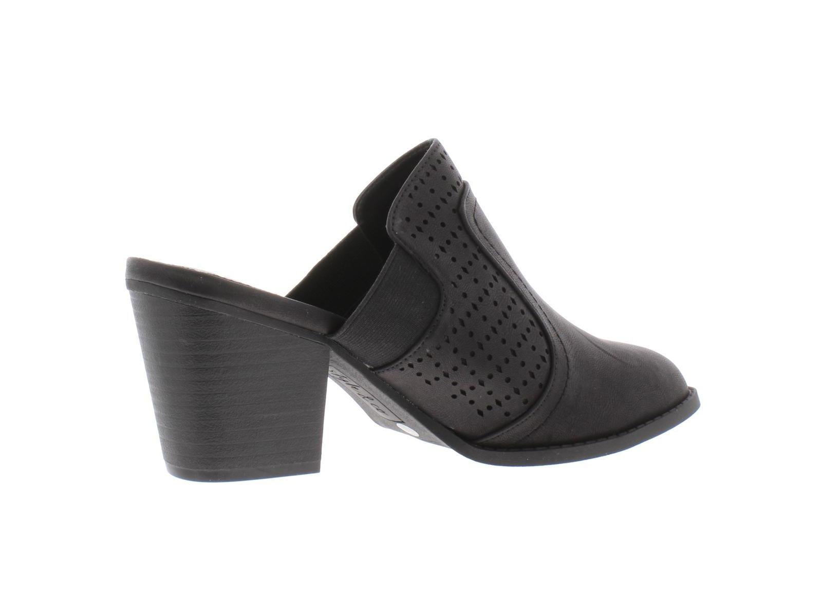 flat closed toe mules