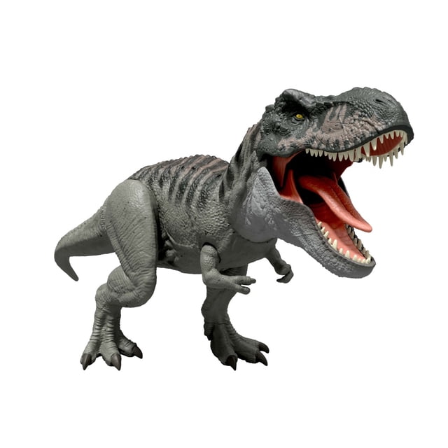 Dinosaurio de Juguete Mattel Jurassic World Rebirth T-Rex Mordida Destructora