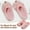 Pink, variant on Herrnalise Women's Home Lovely Animal Print Slippers Plush Warm Antiskid Pet Slippers,clearance under $10