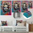 thumbnail image 4 of Designart "Pop Art Depiction of a Vintage Character III" Fashion Woman Metal Art Print, 4 of 5