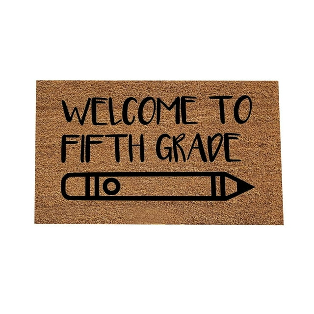 Coir Doormat Outdoor Spring Funny Door Mats Home Decorations Small Outside Door Mat Door Rug Outside Entrance Front Door Mat Front Door Mat Outdoors for Home Entrance Outdoors, 16x24 Inch