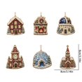 thumbnail image 3 of 6PCS Christmas Diamond Art Kits for Adults, Crafts Hanging Ornaments for Christmas Tree, Xmas Tree Decoration Diamond Art Christmas Ornaments & Pearl Art Ornaments, 3 of 7