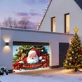 thumbnail image 6 of ToyKingdee Christmas Garage Door Banner Decorations Santa Claus Christmas Garage Door Cover for Holiday Wall Photo Background Home Xmas Winter Party Decorations Supplies, 6 of 6