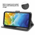 thumbnail image 3 of Mobile Phone Cover for Lg Stylo-4, Cover Premium Pu Leather Tpu Flip Cover Magnetic Closure Card Compartment Stand Function Wallet with Lanyard Protective Cover, 3 of 7