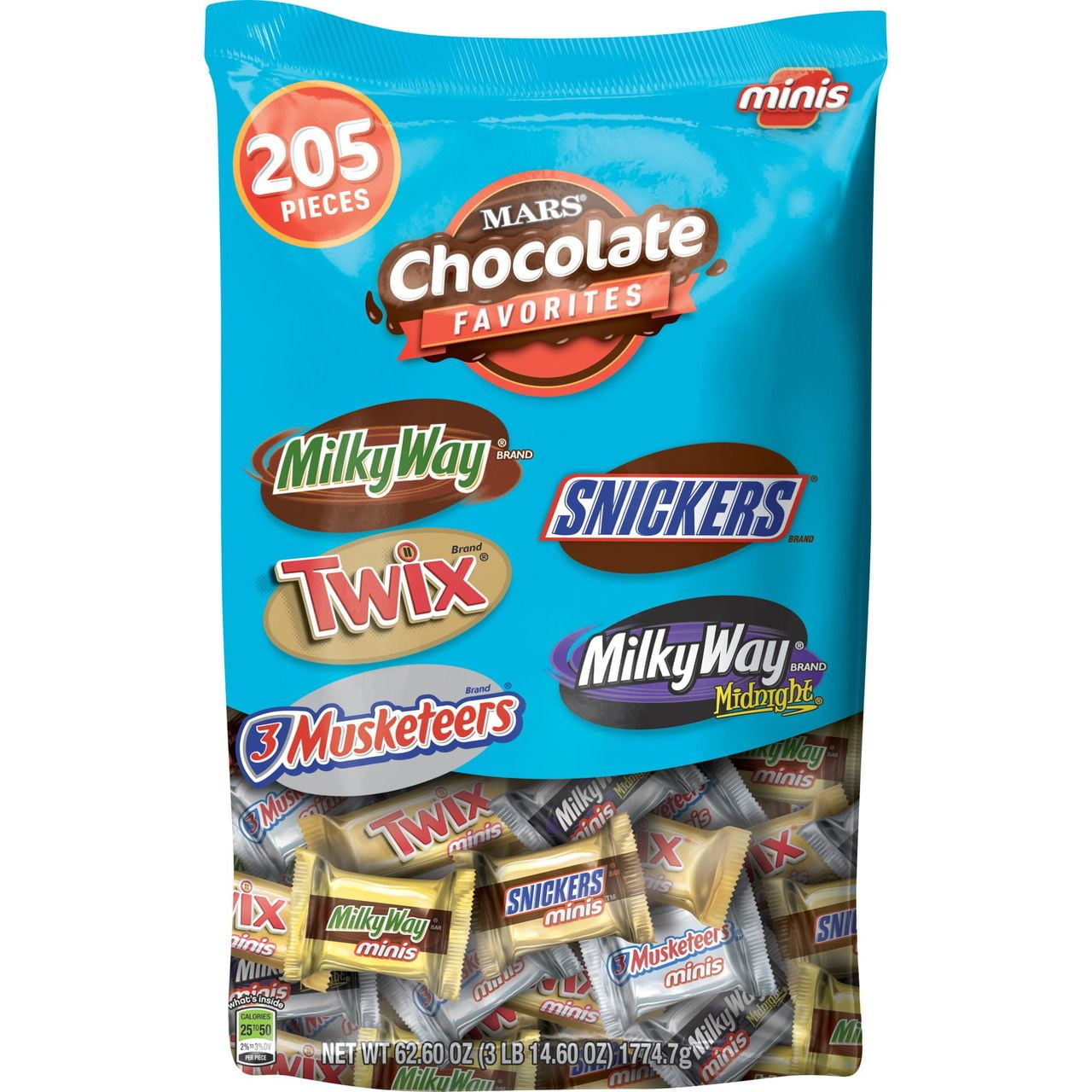 Product of Mars Mixed Minis Stand-Up Bag, 205 ct. - Walmart.com