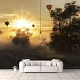 thumbnail image 2 of IDEA4WALL 4pcs Nature Peel and Stick Wallpaper Removable Wall Murals Large Wall Stickers for Home Decoration, 66"x24", 2 of 4