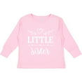 thumbnail image 3 of Inktastic Little Sister Gift Girls Long Sleeve Toddler T-Shirt, 3 of 5