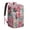 Pink-38, variant on Spring Garden Floral Print Cooler Backpack, Insulated Leakproof Lunch Bag with Artistic Wildflower Design, Ideal for Camping, Picnic, Travel, Beach