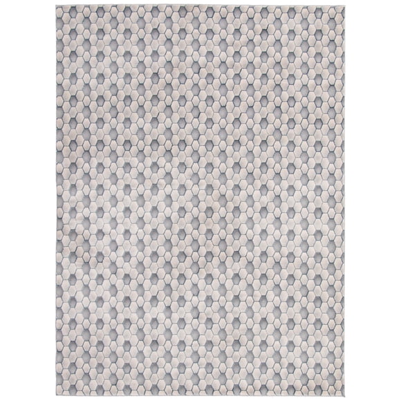 Tapis en Polypropylène Gris London 6 Pieds7 Pouces x 9 Pieds6 Pouces