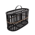 thumbnail image 1 of Sagebrook Home 15889-02 WOVEN 14" OVAL BASKET, BLACK, 1 of 3