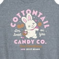 thumbnail image 3 of Instant Message - Cottontail Candy Company - Women's Racerback Tank Top, 3 of 6