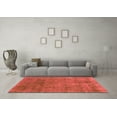 thumbnail image 3 of Ahgly Company Machine Washable Indoor Rectangle Abstract Red Modern Area Rugs, 4' x 6', 3 of 4