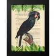 thumbnail image 2 of Lamanche, Stef 18x24 Black Modern Framed Museum Art Print Titled - The Palm Cockatoo- After Levaillant, 2 of 5