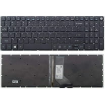 New US Black Backlit English Laptop Keyboard (Without Frame) Replacement for Acer Aspire 5 A515-51 A515-51G Series A515-51-50RR A515-51-563W A515-51-75UY A515-51-3509 A515-51-563W Light Backlight