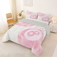thumbnail image 2 of jejeloiu Eight Billiard Full Size Comforter Sets,Pink White Bedding Sets For Girls Reversible 3 Pieces, 2 of 7