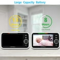 Hello Baby Video Baby Monitor with 5 inch Large Screen, Temperature