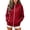 Solid colors, variant on Fancifize Girls Cozy Fleece Hoodie Jacket Full Zip Long Sleeve Hooded Sweatshirt Teens Kids Fall Lightweight Tops with Pockets