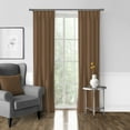 thumbnail image 2 of Nova Walnut Pinch Pleat Drapery Panel - Pair 40"x108", 2 of 4