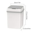 thumbnail image 2 of HOARBOEG Intelligent Sensor Large Capacity Household Kitchen Living Room Trash Can Clearance Sale Holiday Gifts, 2 of 9
