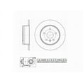 thumbnail image 4 of Winstop Brake Rotor, Rear WS228400, Lexus RX300 2003-1999, 4 of 4