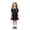 R115 Navy, variant on Curuila Toddler Kids Girls School Dress Short Sleeve Graphic Print Lapel Button Down Summer Comfort Dresses Size 2-3 Years