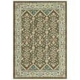 thumbnail image 2 of (2 pack) Mainstays Persian Border Medallion Loop Print Brown Blue Indoor Area Rug, 4' x 5'4", 2 of 9