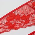 thumbnail image 5 of Lace Underwear For Womens Bikini Panties Soft Hipster Panty Ladies Stretch Sexy Briefs Ladies Underwear plus Size Thong Leather Panties for Women High Waist 22/ 24 Fancy on Clearance L Red, 5 of 5