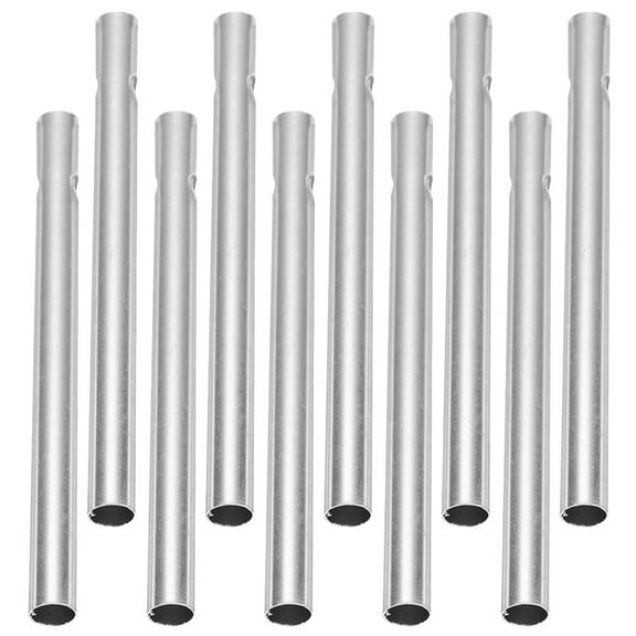 Raindrops Aluminum Wind Chime Tubes Crafts 10Pcs Diy Decorative Musical Outdoor Decor