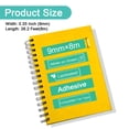 thumbnail image 3 of NineLeaf 6 Pack Compatible for Brother P-touch TZe-725 TZe725 TZ-725 TZ725 9mm 3/8'' White on Green Laminated TZe TZ Label Tape 0.35" x 26.2ft, 3 of 7