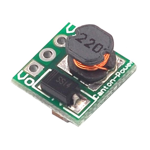 Módulo de potencia elevador de CC-CC 1 150KHZ .5V .8V 2.5V 3V 3.3V 3.7V 4.2V a 5V Voltaje