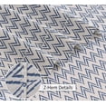thumbnail image 5 of RUVANTI 100% Cotton Sheets – Twin Size Percale Bedding, Cooling & Breathable Floral Design, Durable with a Crisp, Soft & Comfortable Feel, 16" Deep Pocket, 3-Piece Set, Chevron, 5 of 10