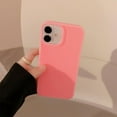 thumbnail image 2 of Compatible for iPhone 14 Pro Max Case Jelly Colored Liquid Silicone Design for Women Girls Fashion Slim Soft Flexible TPU Rubber for iPhone 14 Pro Max-Pink, 2 of 12