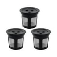 thumbnail image 1 of 3 Pcs Filtres de Capsule de Café Réutilisables Rechargeables pour Machine Nespresso GX 9CA2, 1 of 8
