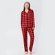thumbnail image 3 of 2023 New Winter Family Matching Outfits Plaid Shirt+Long Pants 2Pcs Suit Girls Dress Baby Romper Dog Scarf Christmas Family Look, 3 of 3