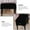 Black, variant on Zcyifa Piano Bench Cover Pleuche Piano Stool Cover Single Piano Chair Protective Cover Piano Bench Cover