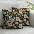 thumbnail image 3 of WERPE Floral Botanical Print Pillow Covers Vintage Decorative Lumbar Throw Pillow Cases Outdoor Farmhouse Decor for Sofa Couch Bed, 3 of 5