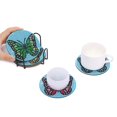 thumbnail image 5 of Posavasos de 8 piezas con pintura de diamantes 5d Diy, posavasos redondos con diseño de mandala con diamantes, posavasos para bebidas y tazas, posavasos de mesa para manualidades para adultos y niños, 5 of 5