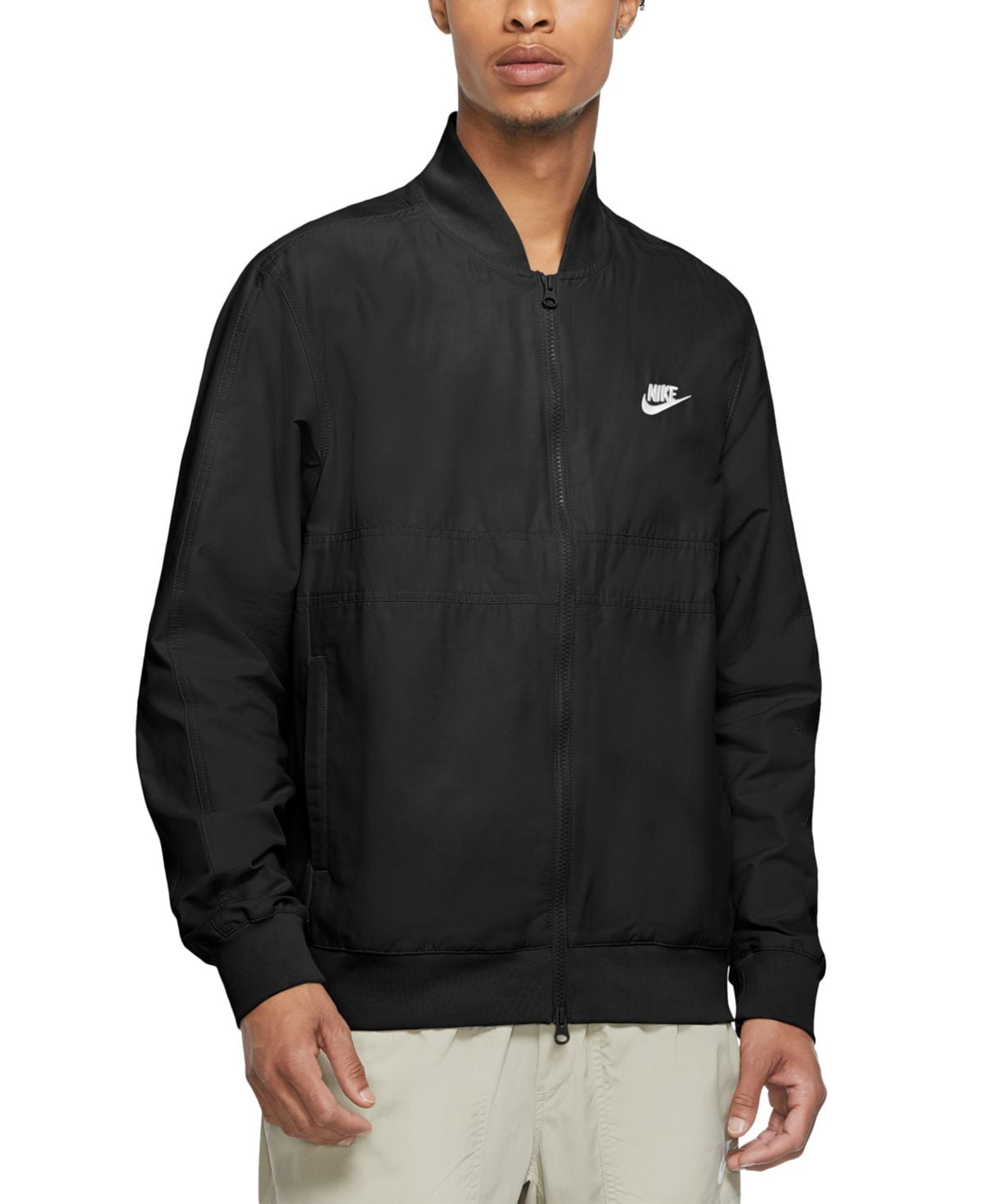 Nike Mens Player Jacket,Black/White,X-Large - Walmart.com