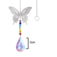 thumbnail image 2 of Butterfly Crystal Suncatcher Hanging Crystal Rainbow Maker For Window Home Garden Decorationstyle3, 2 of 5