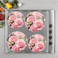 thumbnail image 2 of Bahomeck Electric Stove Burner Covers Set Of 4,Large Bouquet Of Pink Roses Metal Gas Stove Burner Covers,Protecting Gas Stoves,8 Inch And 10 Inch, 2 of 2