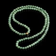 thumbnail image 3 of K-KED Natural A Grade Jade Jadeite Chain Women Lucky 5.5mm Green Beaded Necklace, 3 of 4