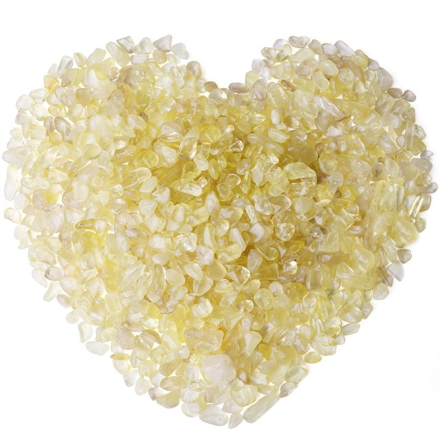 Piedras rodadas de cuarzo con cristales de citrino, 250 g, decoración del hogar