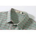 thumbnail image 3 of SSLR Flannel Shirts for Women Long Sleeve Button Down Shirts Plaid Lightweight Casual, 3 of 8