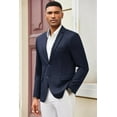 thumbnail image 3 of COOFANDY Men's Blazer Casual Sport Coats Slim Fit Lightweight Two Button Suit Jacket, 3 of 10