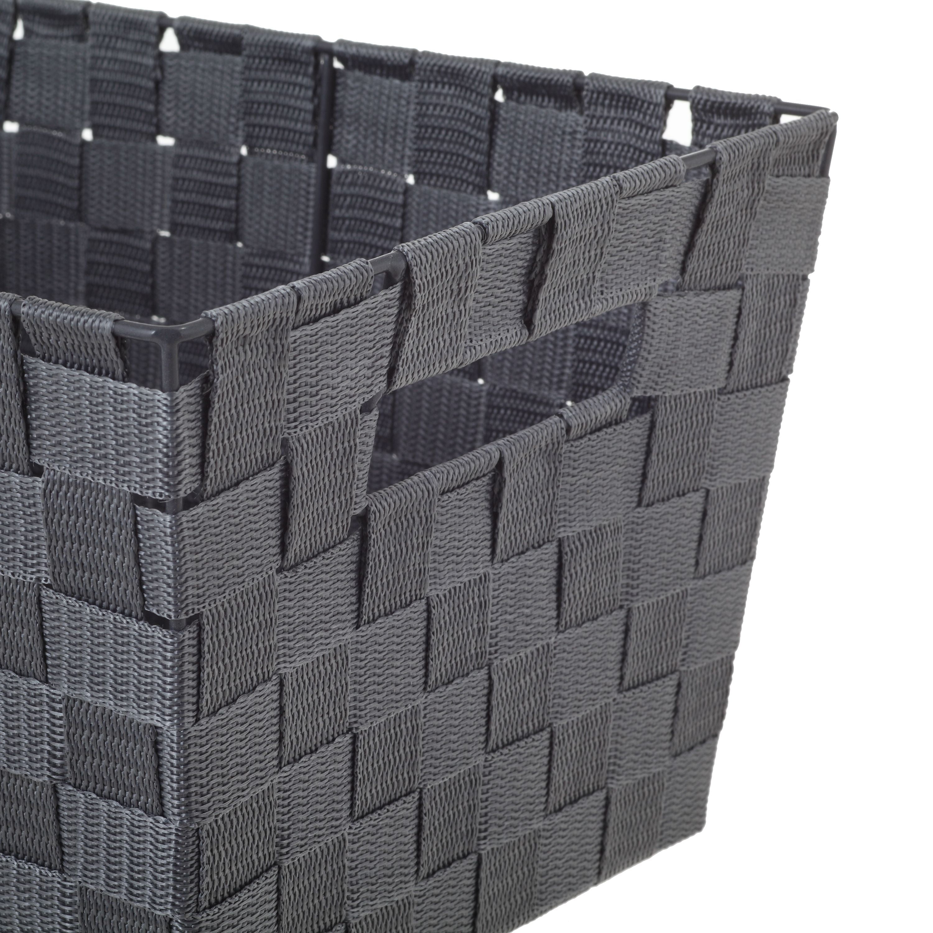 Mainstays Over the Cabinet Grid Basket, Medium 