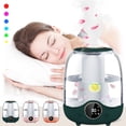 thumbnail image 1 of Xihbxyly Humidificador de 3 L, Vapor Frío con 7 Luces Nocturnas Suaves, Apagado Automático, Difusor de Gran Tamaño, Alimentación Por Usb para El Hogar y La Oficina, Aromaterapia y Fácil de Limpiar, V, 1 of 7
