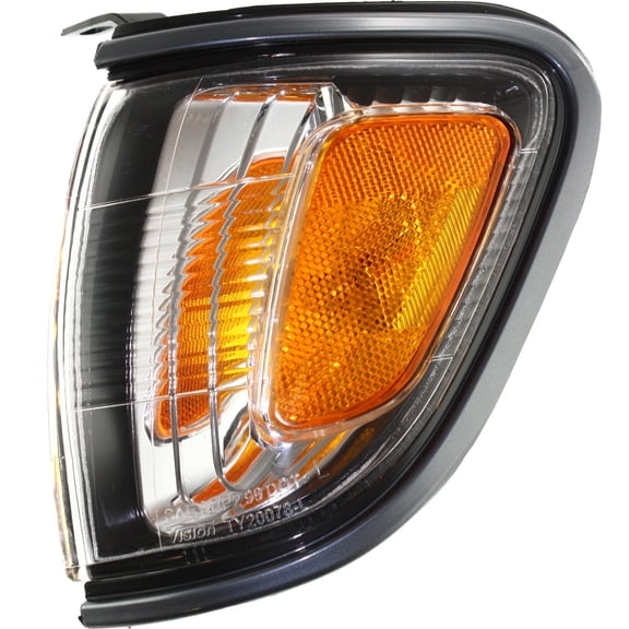 Corner Light Compatible with Toyota Tacoma 2001-2004 Driver Side Assembly Park Lamp with Gray Trim