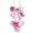 Pink, variant on One Piece Swimsuit for Girls Teens Flower Cutout Spaghetti Strap Mid Waist Hollow Tops and Bottoms Vacation Beach Swim Outfits