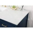 thumbnail image 4 of Elegant Decor Sinclaire 60" Aluminum Alloy & MDF Single Bathroom Vanity in Blue, 4 of 8