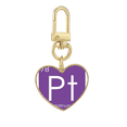 thumbnail image 1 of Llavero de metal en forma de corazón dorado Unbranded PT 3,2x3cm, 1 of 3